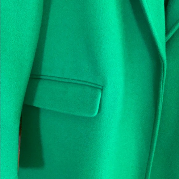 Topshop Bright Green Overcoat (6) - Picture 4 of 8
